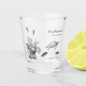 Sealife Bachelorette Weekend Party Favor Custom Shot Glas (Voorkant)