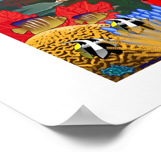 SeaLife Coral Reef poster (Hoek)