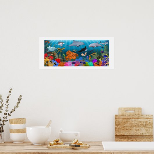 SeaLife Coral Reef poster (Keuken)