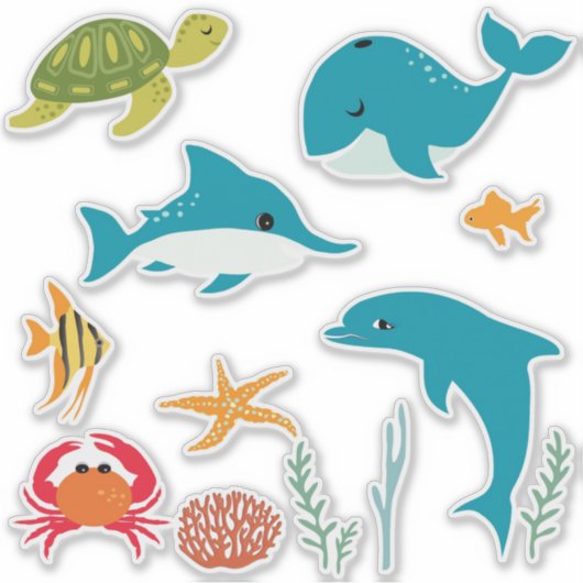 Sealife Sticker (Voorkant)