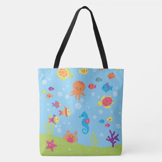 Sealife Tote Bag (Voorkant)