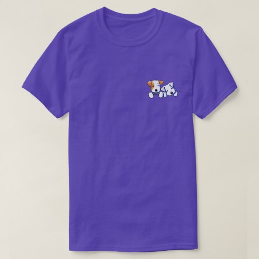 Sealyham Pocket Full O-Puppies T-shirt (Design voorkant)