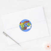 Sealyham_Terrier_Agility Ronde Sticker (Envelop)