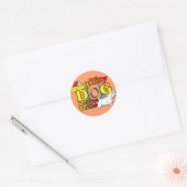 Sealyham_Terrier_Agility Ronde Sticker (Envelop)