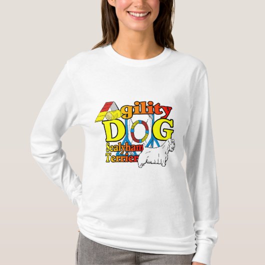 Sealyham_Terrier_Agility T-shirt (Voorkant)
