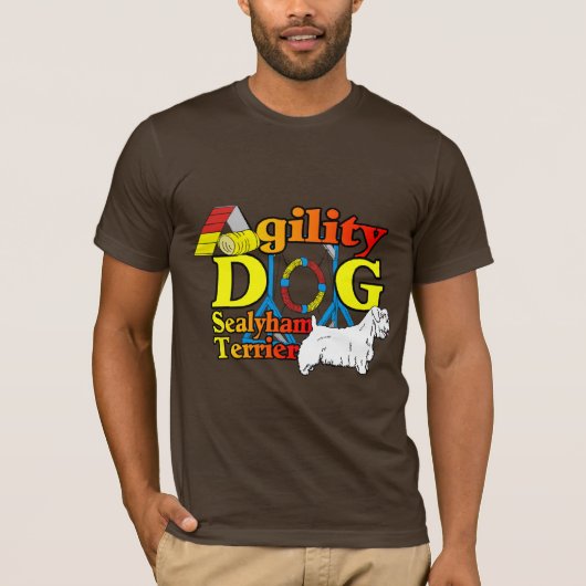 Sealyham_Terrier_Agility T-shirt (Voorkant)