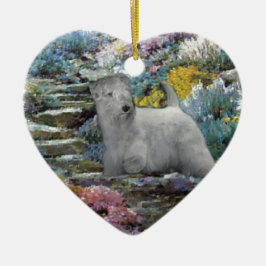 Sealyham Terrier Art Keramisch Ornament