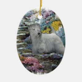 Sealyham Terrier Art Keramisch Ornament
