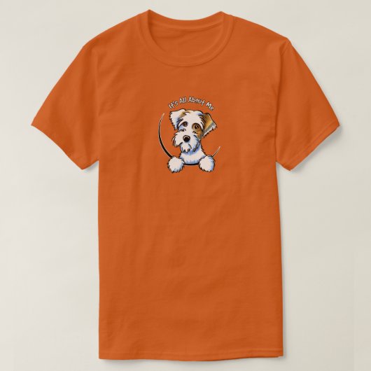 Sealyham Terrier Badger is helemaal over mij T-shirt (Design voorkant)
