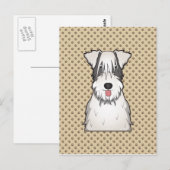 Sealyham Terrier Cartoon Briefkaart (Voorkant / Achterkant)