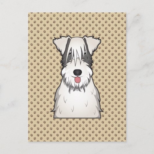 Sealyham Terrier Cartoon Briefkaart (Voorkant)