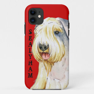 Sealyham Terrier Color Block iPhone 11 Hoesje