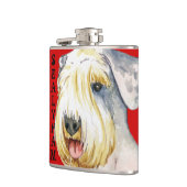 Sealyham Terrier Color Block Heupfles (Links)