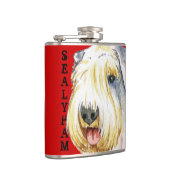 Sealyham Terrier Color Block Heupfles (Rechts)