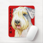 Sealyham Terrier Color Block Muismat (Met muis)