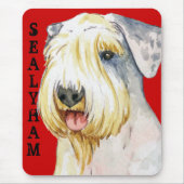 Sealyham Terrier Color Block Muismat (Voorkant)