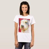 Sealyham Terrier Color Block T-shirt (Voorkant volledig)