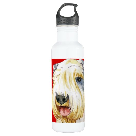 Sealyham Terrier Color Block Waterfles (Voorkant)