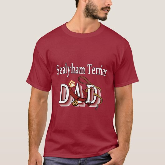 Sealyham Terrier Dad Gifts T-shirt (Voorkant)