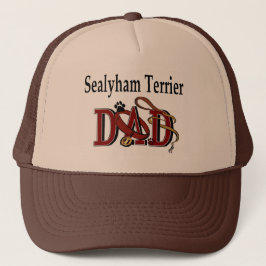 Sealyham Terrier Dad Gifts Trucker Pet