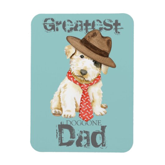 Sealyham Terrier Dad Magnet Magneet (Verticaal)