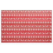 Sealyham Terrier Dog Silhouettes kerstavond Stof (Fat Quarter)