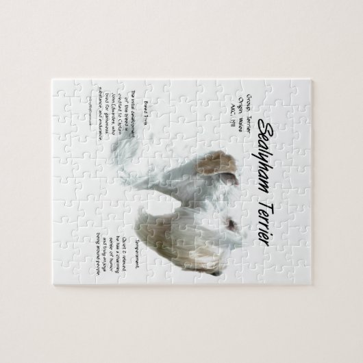 Sealyham Terrier Geschiedenis Legpuzzel (Horizontaal)