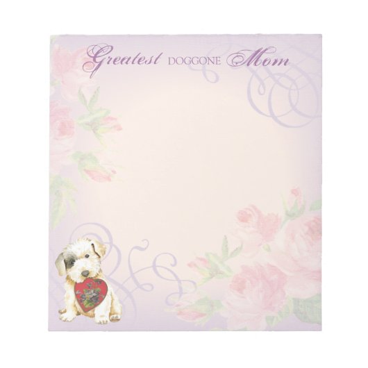 Sealyham Terrier Heart Ma Notitieblok (Voorkant)