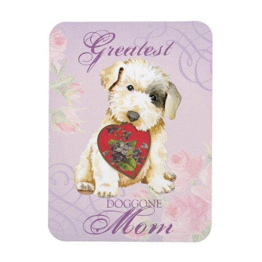 Sealyham Terrier Heart mama Magnet Magneet (Verticaal)