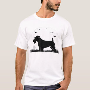Sealyham Terrier Hond � Halloween Maan Silhouet O T-shirt