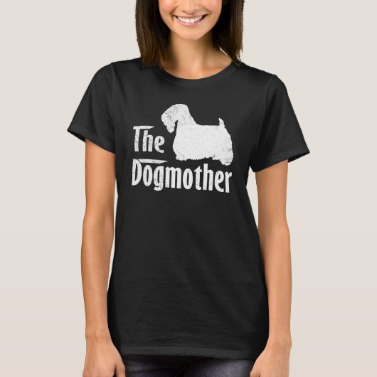 Sealyham Terriër Hond Mam Moederdag T-shirt (Voorkant)