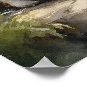 Sealyham Terrier Hondenkunst Print Poster (Hoek)