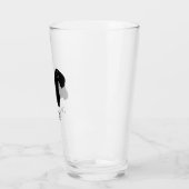 Sealyham Terrier hondensilhouet gepersonaliseerd Glas (Links)