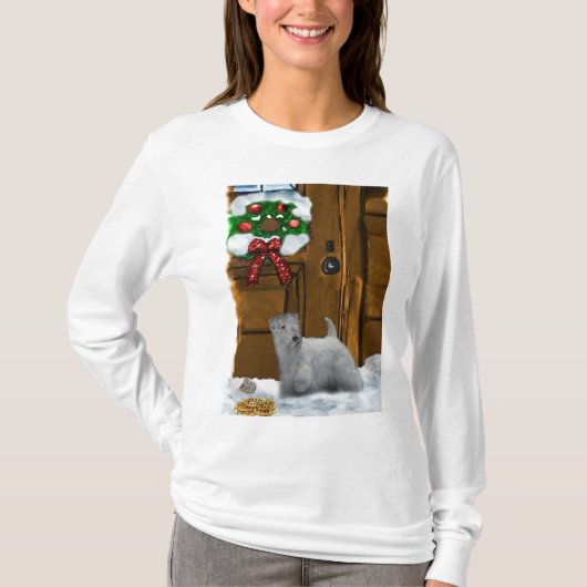Sealyham Terrier-kerstcadeaus T-shirt (Voorkant)