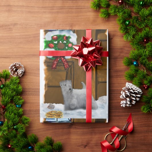 Sealyham Terrier Kerstmis Cadeaupapier (Feestdagen Geschenken)