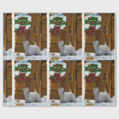 Sealyham Terrier Kerstmis Cadeaupapier (Vlak)