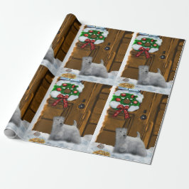 Sealyham Terrier Kerstmis Cadeaupapier