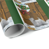 Sealyham Terrier Kerstmis Cadeaupapier (Rol Hoek)