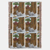 Sealyham Terrier Kerstmis Deken (Voorkant Verticaal)