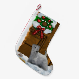 Sealyham Terrier Kerstmis Kleine Kerstsok