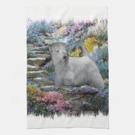 Sealyham Terrier Lovers Art Theedoek