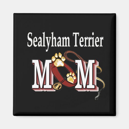 Sealyham Terrier MOEDER Cadeaus Magneet (Voorkant)