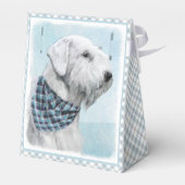 Sealyham Terrier Painting - Cute Original Dog Art Bedankdoosjes (Achterkant)