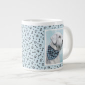 Sealyham Terrier Painting - Cute Original Dog Art Grote Koffiekop (Voorkant rechts)