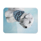 Sealyham Terrier Painting - Cute Original Dog Art Magneet (Horizontaal)