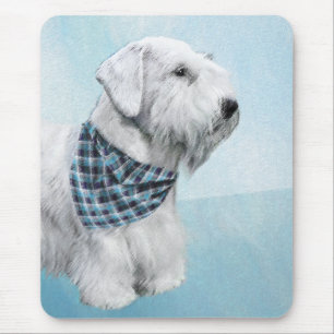 Sealyham Terrier Painting - Cute Original Dog Art Muismat