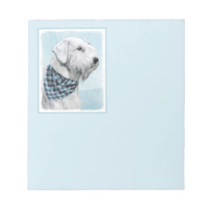 Sealyham Terrier Painting - Cute Original Dog Art Notitieblok