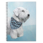 Sealyham Terrier Painting - Cute Original Dog Art Notitieboek (Voorkant)