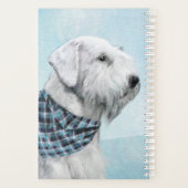 Sealyham Terrier Painting - Cute Original Dog Art Planner (Achterkant)