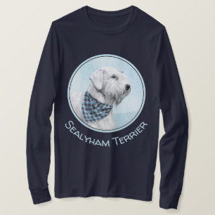 Sealyham Terrier Painting - Cute Original Dog Art T-shirt